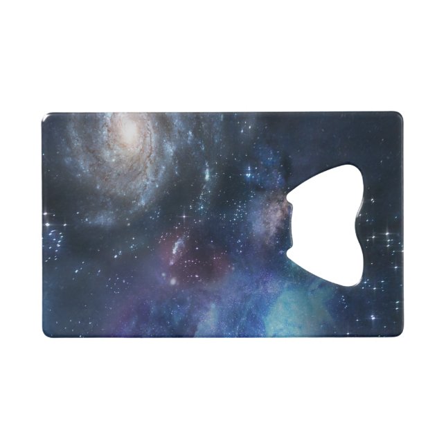 Space Design Credit Card Bottle Opener (Front (Horizontal))