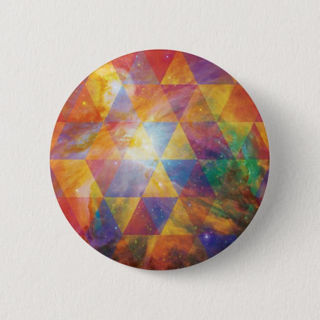 Space Design Pinback Button (Front)