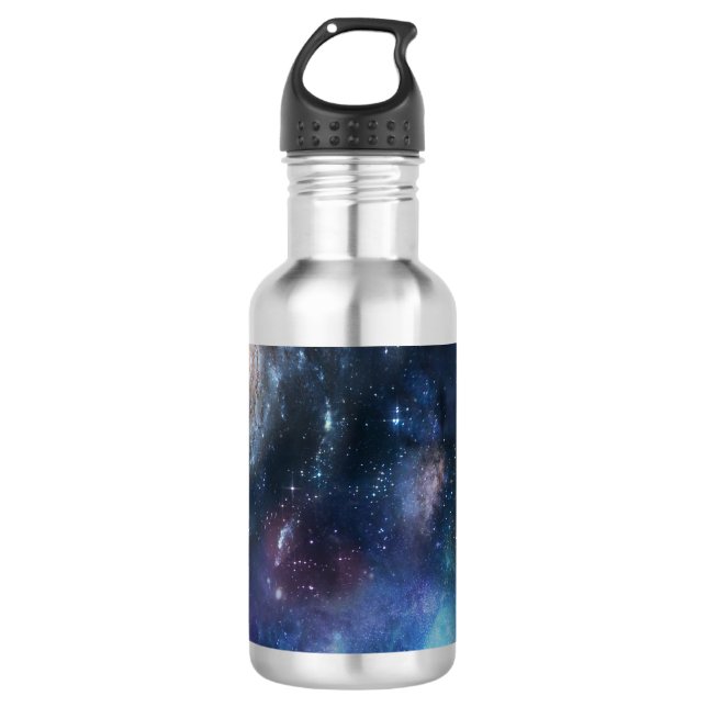 Space Design Stainless Steel Water Bottle (Front)