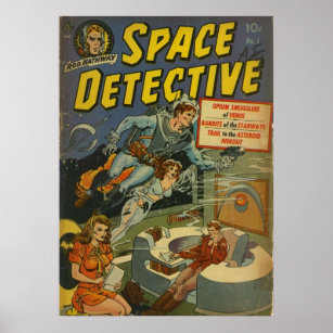 Space Detective No1 Poster