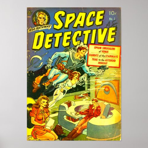 Space Detective __ Opium Smugglers of Venus Poster