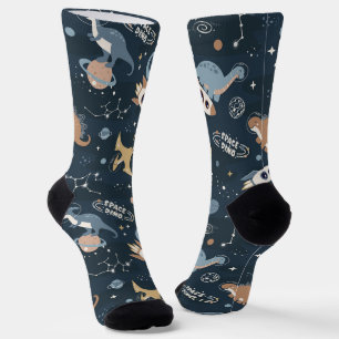 Space Dino's Socks