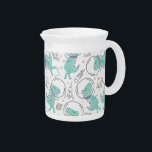 Space Dinosaurs, Cute Dinosaurs, Space Ship, Stars Beverage Pitcher<br><div class="desc">Cute,  fun and adorable pattern with space dinosaurs. Modern and trendy gift,  perfect for the dinosaur lover in your life.</div>