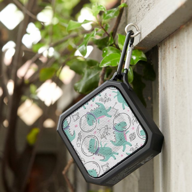 Space Dinosaurs, Cute Dinosaurs, Space Ship, Stars Bluetooth Speaker (Inisitu)