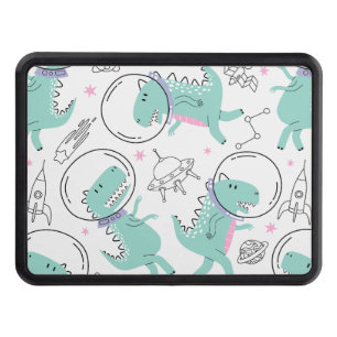 Space Dinosaurs, Cute Dinosaurs, Space Ship, Stars Hitch Cover