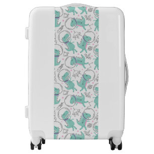 Space Dinosaurs, Cute Dinosaurs, Space Ship, Stars Luggage
