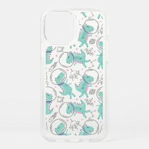 Space Dinosaurs, Cute Dinosaurs, Space Ship, Stars Speck iPhone 12 Case
