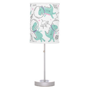Space Dinosaurs, Cute Dinosaurs, Space Ship, Stars Table Lamp