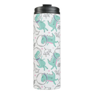Space Dinosaurs, Cute Dinosaurs, Space Ship, Stars Thermal Tumbler