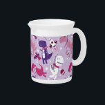 Space Dinosaurs, Cute Dinosaurs, Stars, Space Ship Beverage Pitcher<br><div class="desc">Cute,  fun and adorable pattern with space dinosaurs. Modern and trendy gift,  perfect for the dinosaur lover in your life.</div>