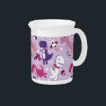 Space Dinosaurs, Cute Dinosaurs, Stars, Space Ship Beverage Pitcher<br><div class="desc">Cute,  fun and adorable pattern with space dinosaurs. Modern and trendy gift,  perfect for the dinosaur lover in your life.</div>