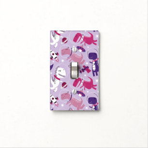 Space Dinosaurs, Cute Dinosaurs, Stars, Space Ship Light Switch Cover