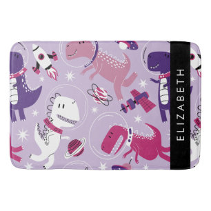 Space Dinosaurs, Cute Dinosaurs, Stars, Your Name Bath Mat