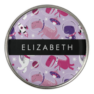Space Dinosaurs, Cute Dinosaurs, Stars, Your Name Golf Ball Marker