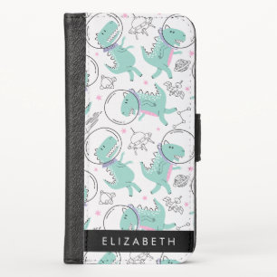 Space Dinosaurs, Cute Dinosaurs, Stars, Your Name iPhone X Wallet Case