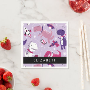 Space Dinosaurs, Cute Dinosaurs, Stars, Your Name Napkins