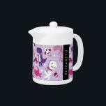 Space Dinosaurs, Cute Dinosaurs, Stars, Your Name Teapot<br><div class="desc">Cute,  fun and adorable pattern with space dinosaurs. Modern and trendy gift,  perfect for the dinosaur lover in your life. Personalize by adding your name,  nickname,  monogram or initials.</div>