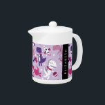 Space Dinosaurs, Cute Dinosaurs, Stars, Your Name Teapot<br><div class="desc">Cute,  fun and adorable pattern with space dinosaurs. Modern and trendy gift,  perfect for the dinosaur lover in your life. Personalize by adding your name,  nickname,  monogram or initials.</div>