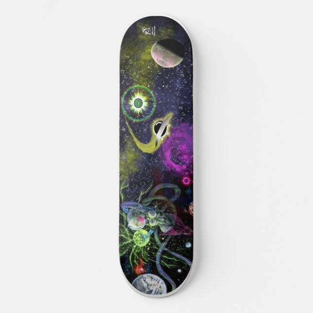 Space Diva Skateboard Deck (Front)