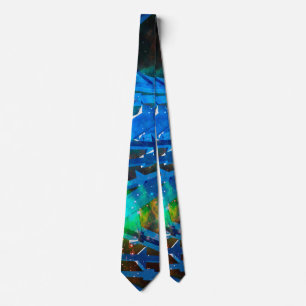 Space DNA Neck Tie