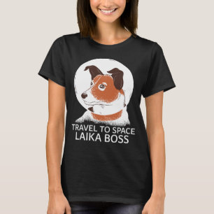 Space Dog Laika Astronaut NASA Birthday Gift T-Shirt
