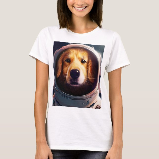 Space Dog T-Shirt (Front)