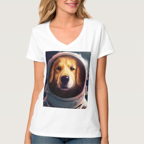 Space dog T_Shirt