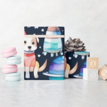 Space dogs planets galaxy universe