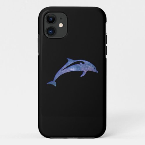 Space Dolphin iPhone 11 Case
