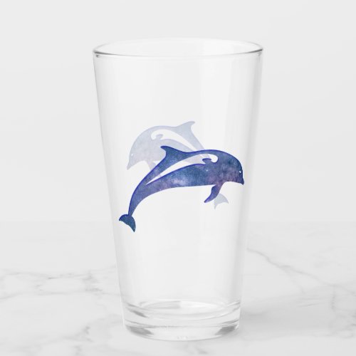 Space Dolphin Glass