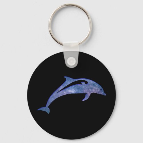 Space Dolphin Keychain