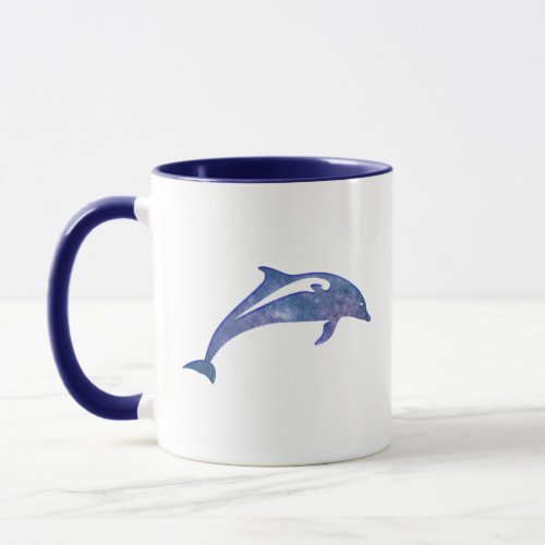 Space Dolphin Mug