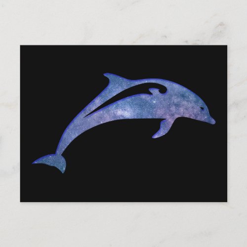 Space Dolphin Postcard