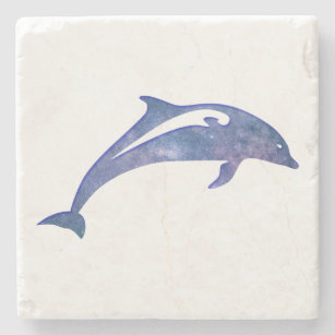 Space Dolphin Stone Coaster
