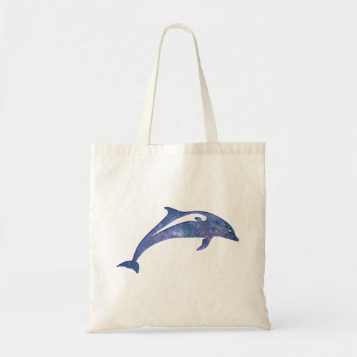 Space Dolphin Tote Bag