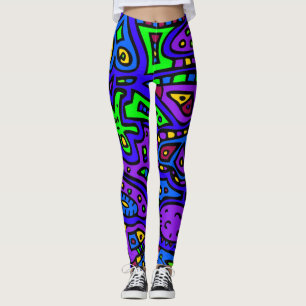 Space Doodle #2 Leggings