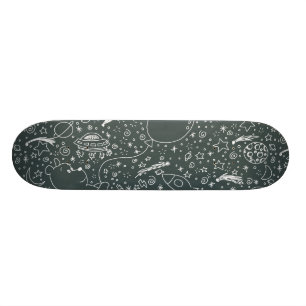 Space doodle skateboard