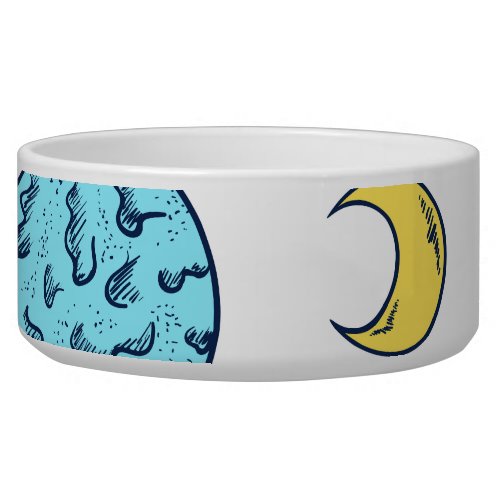 Space Doodles Cosmic Background Bowl
