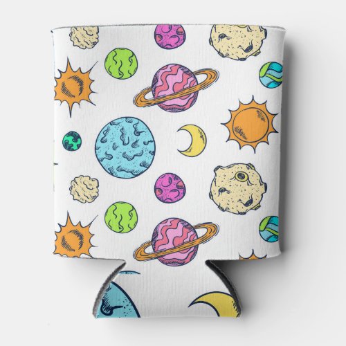 Space Doodles Cosmic Background Can Cooler