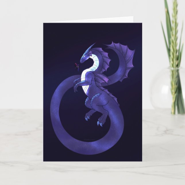 Space Dragon Draco Card (Front)