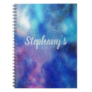 Space dreamish abstract fantasy notebook