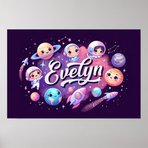 Space Dreams Evelyn Wall Art