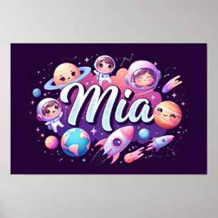 Space Dreams Mia Wall Art