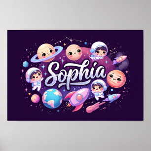 Space Dreams Sophia Wall Art