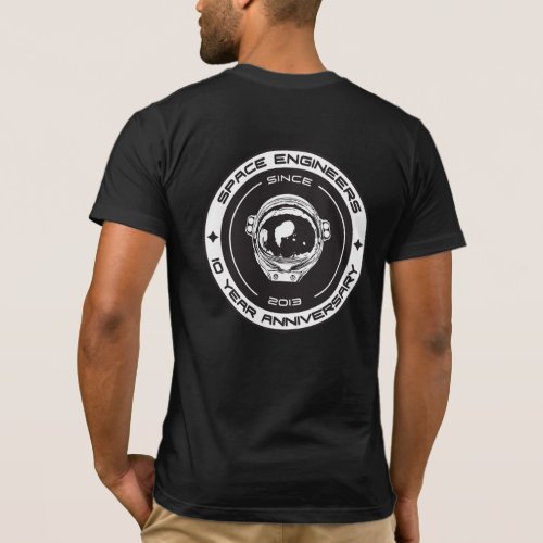 Space Engineers 10 Year Anniversary Logo Tshirt