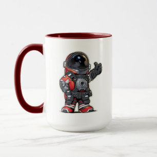 Space Engineers Cartoon Mug - Red