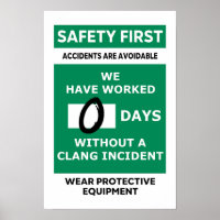 Space Engineers Clang Warning Poster