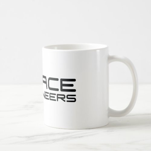 Space Engineers Classic White Mug SE logo