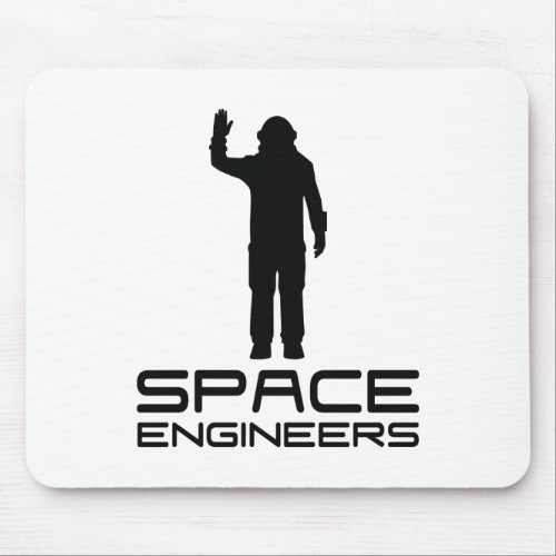 Space Engineers Mousepad White