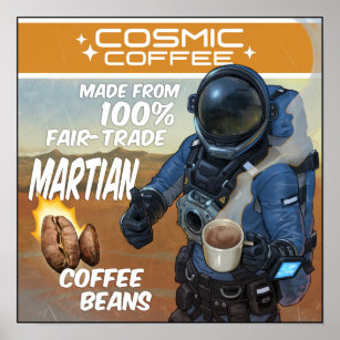 Space Engineers Poster - Cosmic Coffee 2